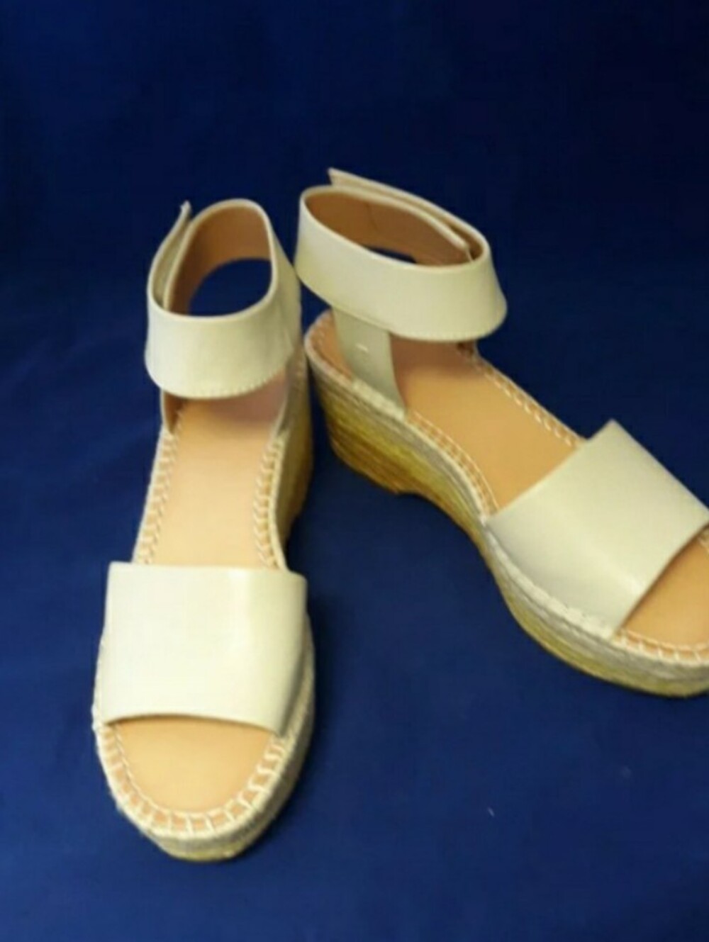 New Frye Beige Yellow Ombre Espadrille 8.5